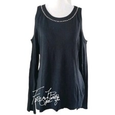 NWT MICHAEL KORS OPEN SHOULDER SWEATER SZ L 12 14 RV 110