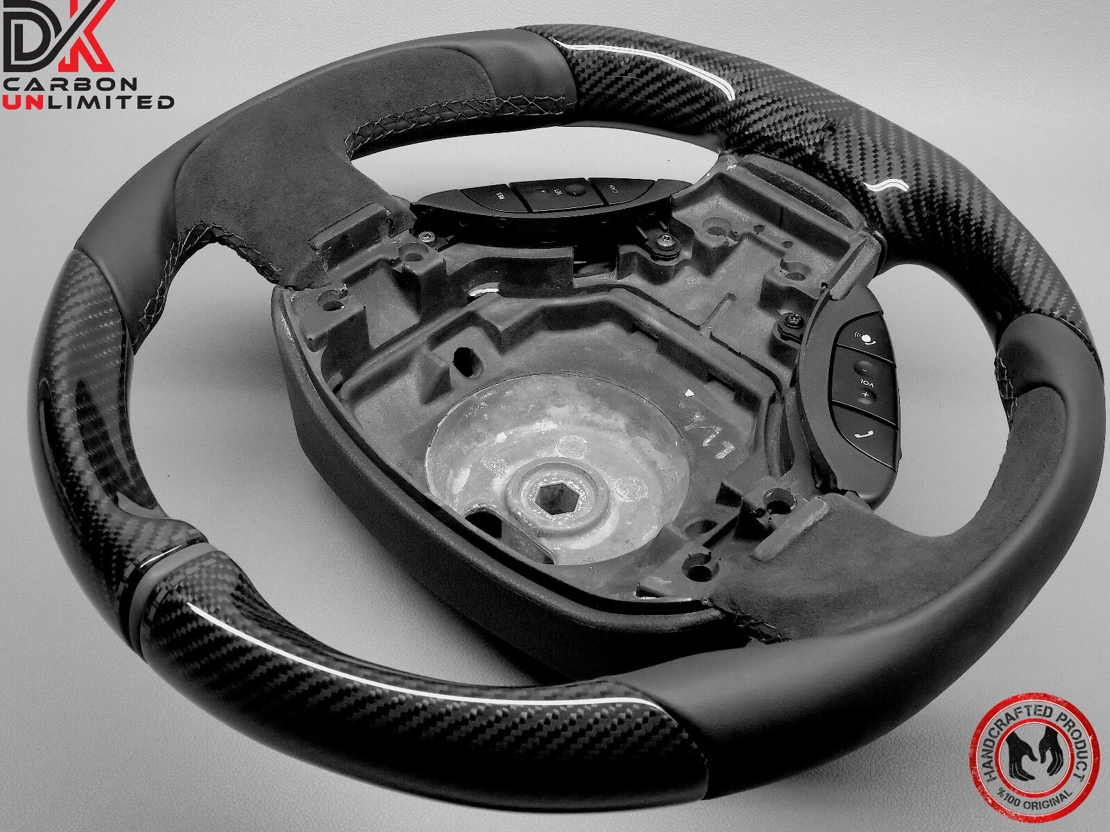 Aston Martin Vantage DB9 DBS Rapide Virage Gray Ring Carbon Steering Wheel v2
