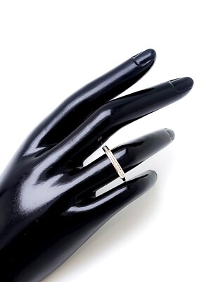 NEW 100% Authentic PANDORA 14k Rose Gold Signature I-D Pavé