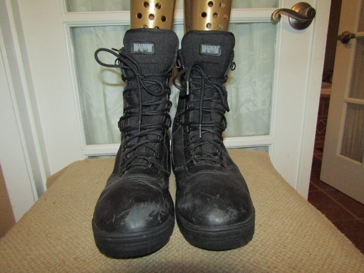Magnum Men\'s Storm Black Boots Amazon.com: MAGNUM Stealth Force 8 Inch Waterproof Tactical  main image 2