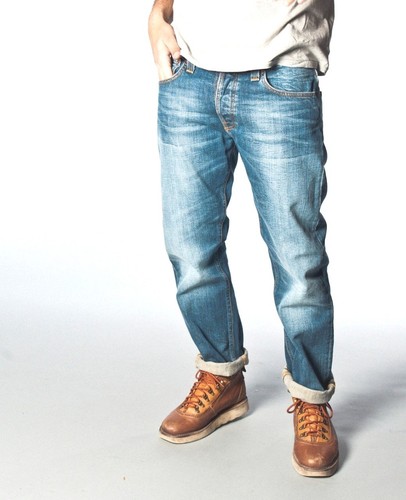 AUTHENTIC NUDIE JEANS DENIM CO AVERAGE 