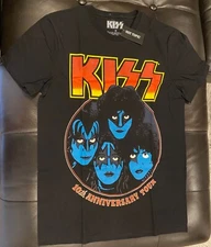 Kiss 10th Anniversary Tour Shirt Creatures Of The Night Hot Topic T-Shirt w/Tag