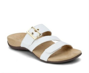 Vionic Orthotic Adjustable Slide Sandals - Skylar | Orthotics, Slide sandals, Vionic