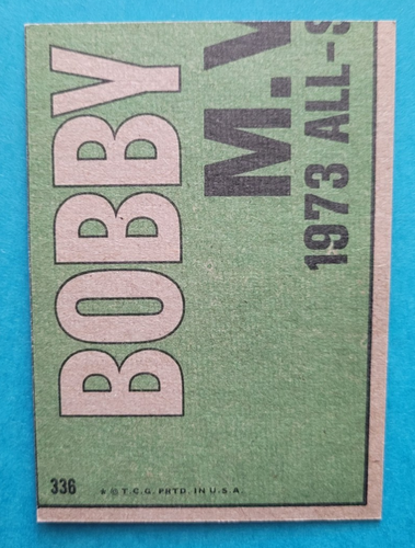 Tarjeta de béisbol 1974 Topps #336 All-Star LF Bobby Murcer Pete Rose casi como nueva - Imagen 2 de 2