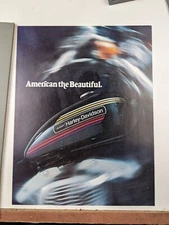 Harley Davidson AMF 1970's  American The Beautiful Sales Brochure