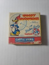 VTG CASTLE 8MM FILMS WOODY WOODPECKER 494 Solid Ivory A WALTER LANTZ CARTOON