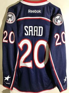 Reebok Premier NHL Jersey Columbus Blue