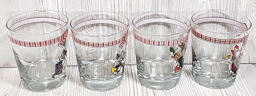 Anchor Hocking Christmas/Holiday Lowball Whiskey Glasses Deer,Bear, Geese, Horse - Picture 8 of 9