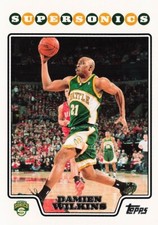 Damien Wilkins Topps 2008 Basketball Card #138