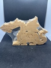 Pine Wooden Dragon Puzzle