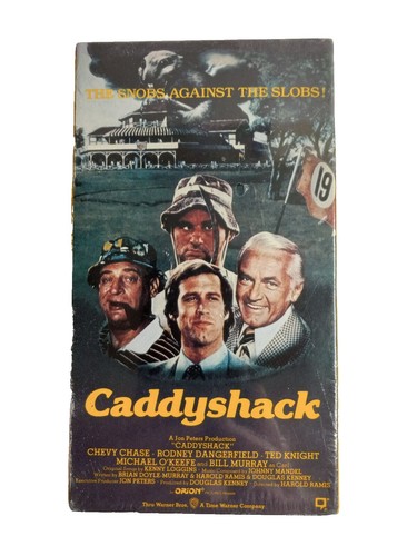 Caddyshack (1980) - (VHS, 1986 box) - Chevy Chase / Rodney