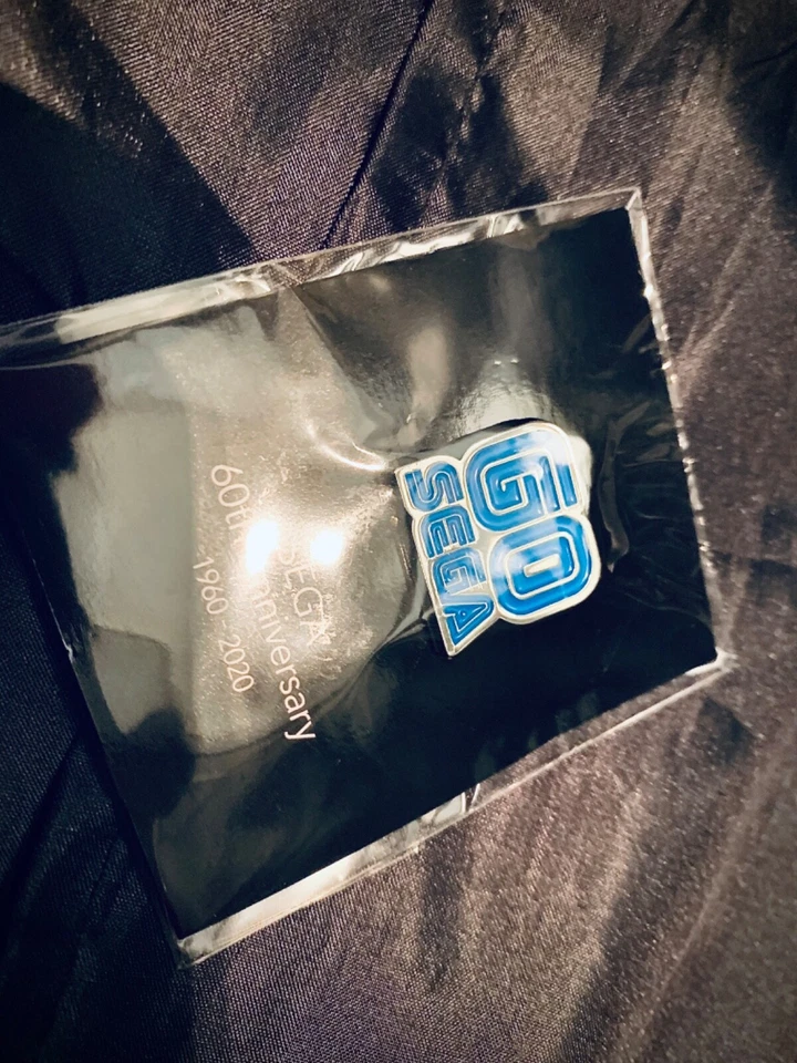 SEGA GO 60th Anniversary Pin,New,Not for Sale - Image 2 of 3