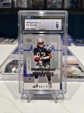 2003 Upper Deck Finite #161 Tom Brady /500 CSG 9 INVEST GOAT HOF MVP TB12 7XSB
