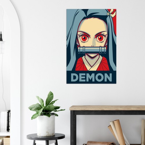 Demon Slayer Nezuko Kamado Anime Poster Wall Manga Print - Picture 2 of 8