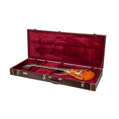 	Crossrock PRS SE Hollowbody Electric Guitar Case Rectangular Vintage Brown	
