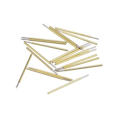 Prüffeder Sonde Pin 20 Stück 0,48 mm Spitze 0,68 mm Nähwürfel 16,5 mm für Leiterplatte