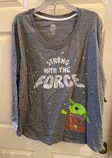 Star Wars Womens Pajamas XXL NEW Strong With the Force