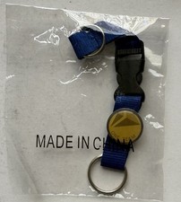Delta Airlines 2-Piece Detachable Web cloth Key Ring - One Team - New in Bag