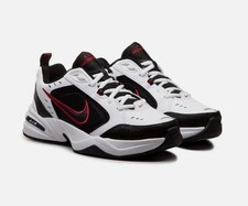 MEN'S SIZE 8 Nike Air Monarch IV Sneaker Shoes 415445-101 2018 White Black Red