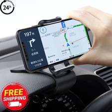 360 Rotatable Car Phone Holder Dashboard Mount Universal Stand Clip Bracket HUD