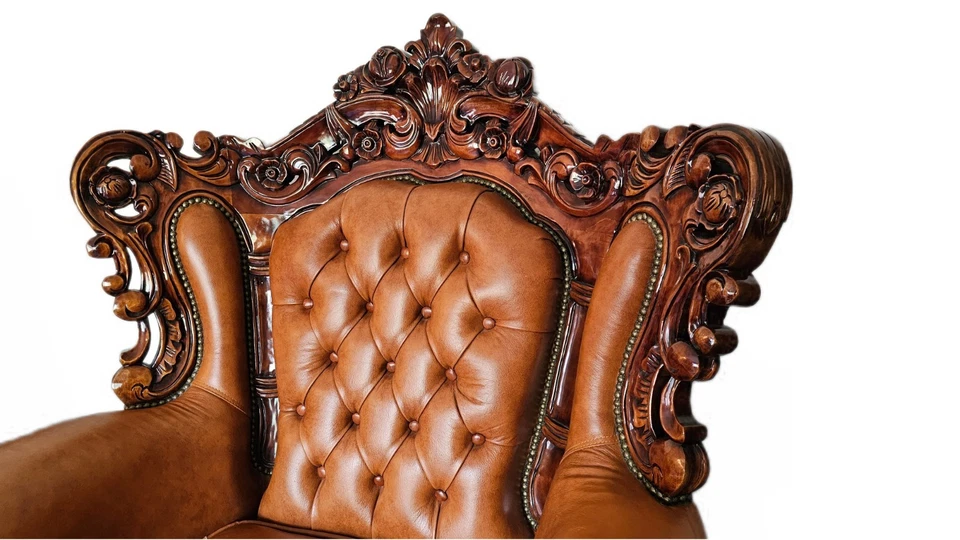 Precioso sofá y sillas de salón estilo rococó del siglo XVIII Foto 2 de 4