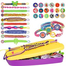 Friendship Bracelet Making Kit Toys, Ages 7 8 9 10 11 12 Year Small, Yellow