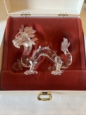 Swarovski SCS 1997 Fabulous Creatures The Dragon Crystal Figurine Box
