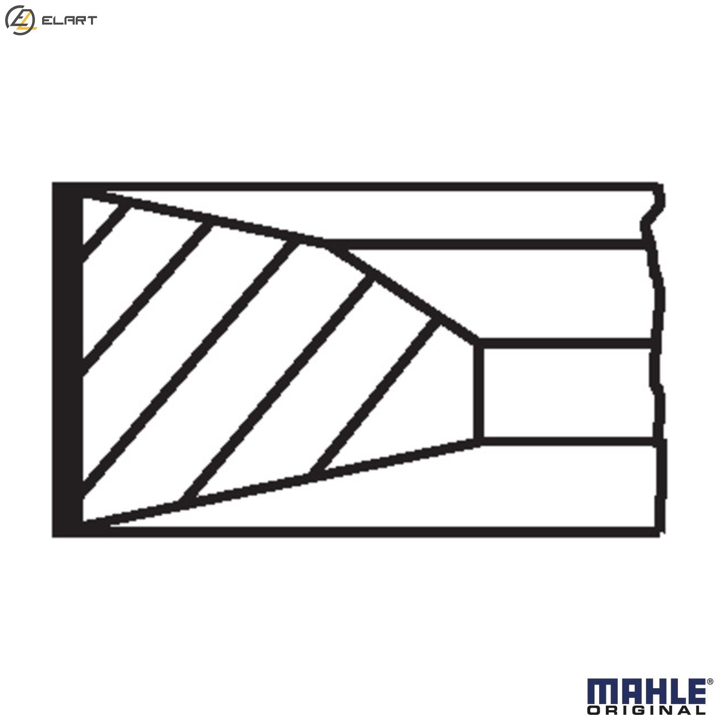 4x PISTON RING KIT 209 72 N0 FOR DCI4-B/C 4.1L 4cyl DCI6-W/A 6.2L 6cyl