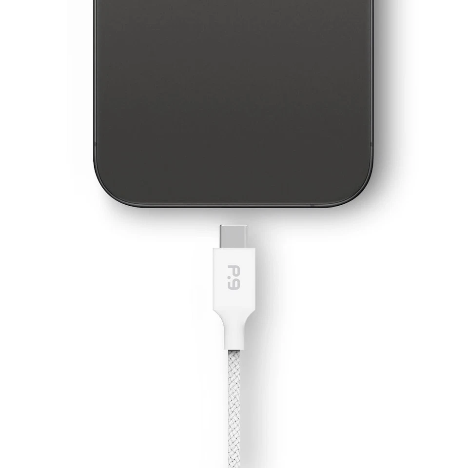 Braided USB-C to USB-C Cable (10ft) Power Delivery Charger Cord for iPhone 16... - Image 3 of 4