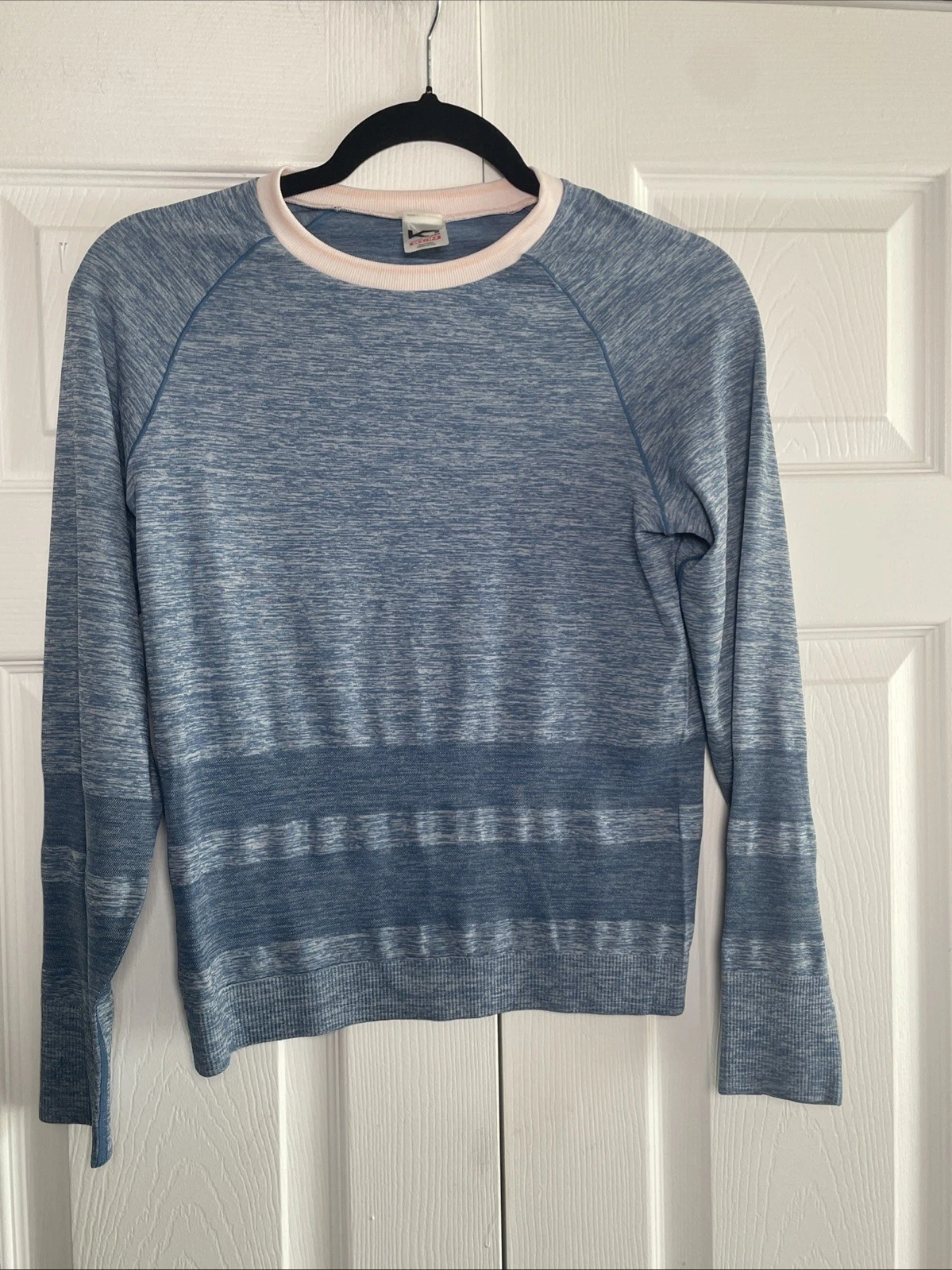 Kari Traa Svala Base Layer Top Womens Size XS/S Blue Space Dye Activewear 622383