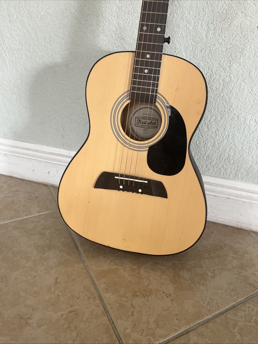 【3点セット】FIRST ACT MG394 ギター First Act MG394 3/4 Student Acoustic Guitar - Evolution Music