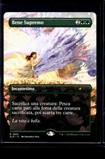 MTG Magic The Gathering Secret Lair Borderless Italian Bene Supremo Greater Good