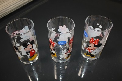 Sammelgläser Motiv  2x Minnie 1x Micky