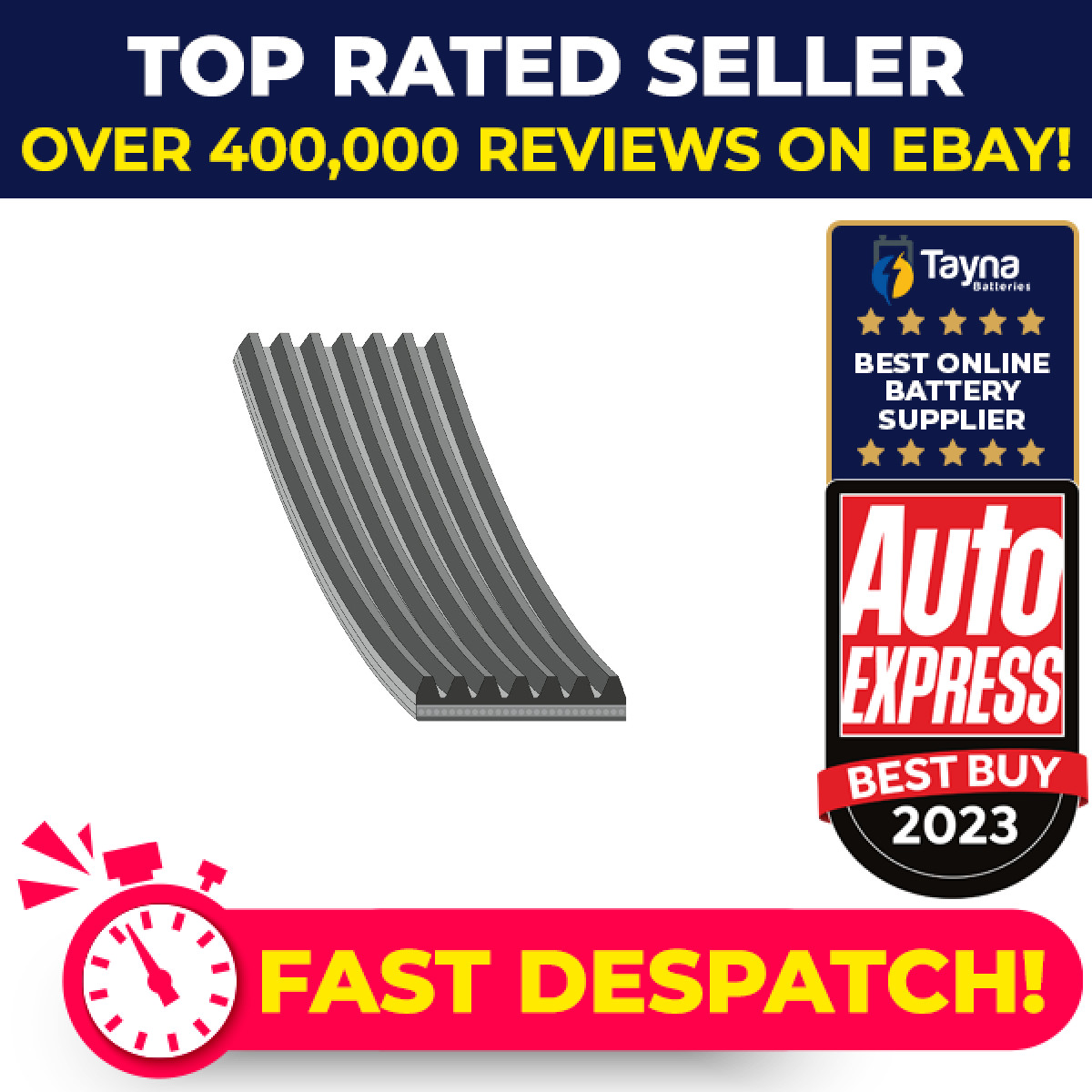 7 Rib Multi V Drive Belt 34454 Febi K05175961AA 04891587AA 05175961AA 4891587AA