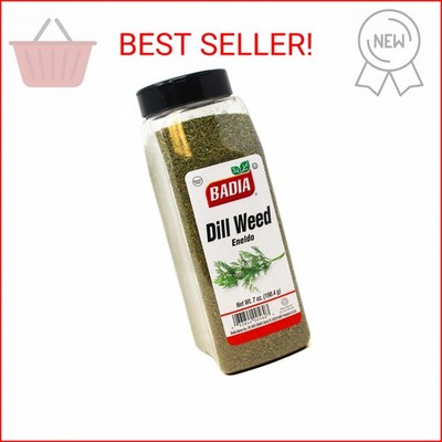 Badia Dill Weed 7 oz   Dill Seasoning Herb for Fish, Pickles, Dressings, Sauces 