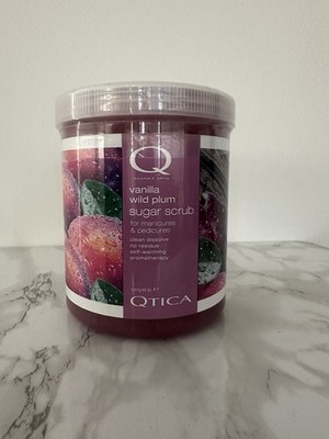 QTICA Smart Spa Sugar Scrub - VANILLA WILD PLUM - 44oz for Manicure & Pedicure