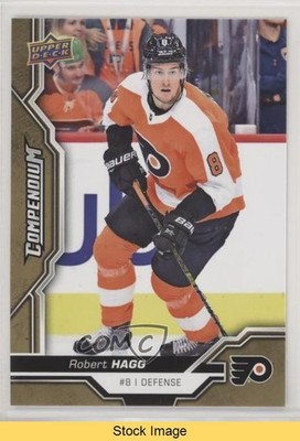 2018-19 Upper Deck Compendium Gold Robert Hagg #692 READ k2t