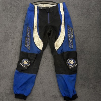 Ocelot Racing Moto Cross Racing Pants mens Size 32 blue black sports