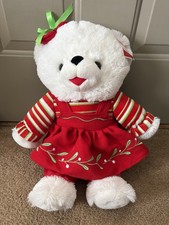 Holiday Time Snowflake Teddy 20" Christmas Walmart 2017 Teddy Bear Dan Dee NWT