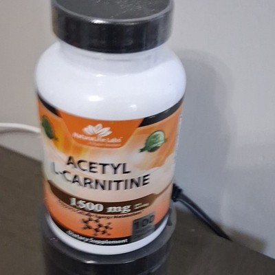 Nature Life Labs Acetyl L-Carnitine 1500mg Capsules Acetyl L-Carnitine HCl 100ct