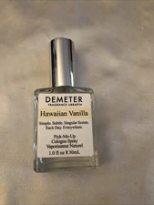 Demeter Fragrance Library Hawaiian Vanilla Pick Me Up Cologne Spray 30ml NEW
