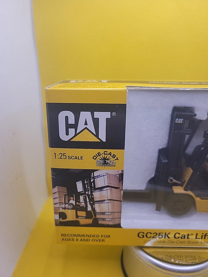 Carretilla elevadora de horquilla Norscot Cat GC25K 1999 escala 1/25 nueva en caja Foto 4 de 4