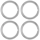 4 NEW 14" Stainless Steel Wheel Trim Rings Beauty Rims Glamour Ring Rim Bands