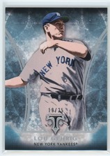 2015 Topps Triple Threads #50 LOU GEHRIG New York Yankees SAPPHIRE - 19/25