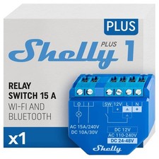 Shelly 1 Plus 15A WiFi Bluetooth Smart Switch UL Listed