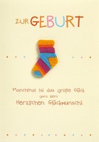 Geburt Baby Freudiges Ereignis GlüCkwunschkarte Mit Umschlag Zur Geburt Bunte So