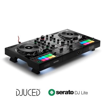 Controller Hercules DJControl Inpulse 500 USB 2 Deck RGB Pads DJ Beginner