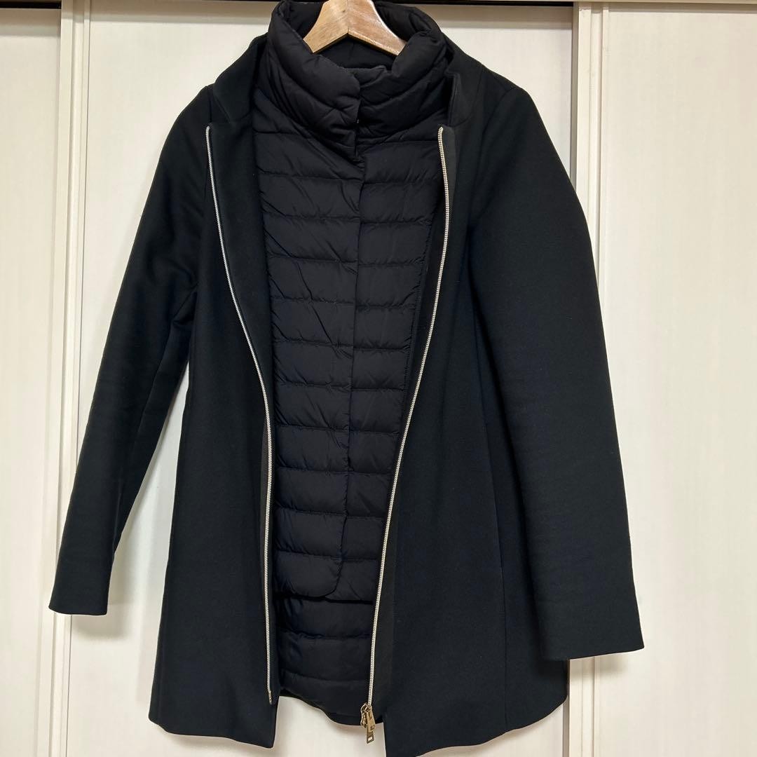 HERNO Down Jacket 38 Black Compact, No Stains or … - image 2