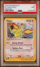PSA 9 Flygon Holo Rare #4 EX Dragon Pokemon 2003 e-Reader Low Pop Swirl 🌀 Arita on eBay