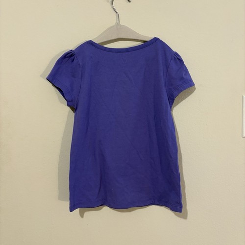 Disney Little Mermaid Ariel Purple Shirt Size 5 - Picture 3 of 4